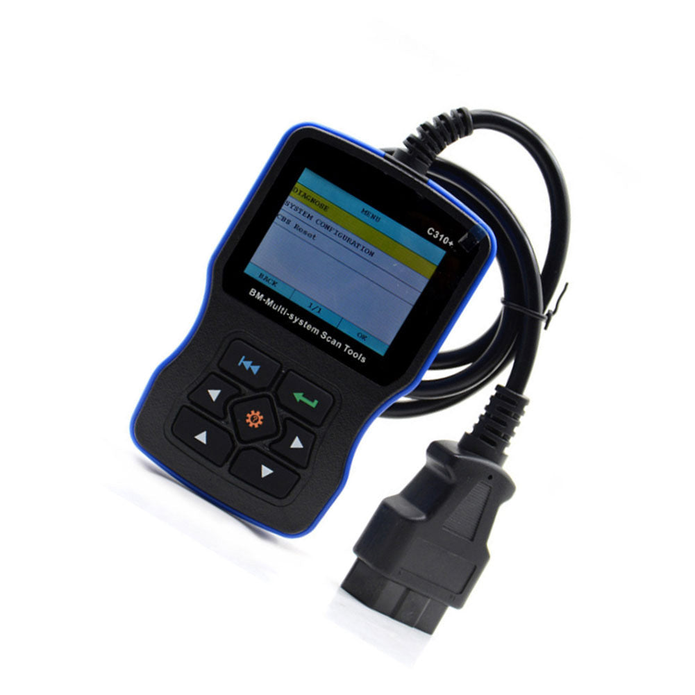 C310+ Car Detector Fault Diagnosis Instrument Tool Multilingual Code Reading Card Automobile Scan Tool Blue Black - Premium OBD & Diagnostic Tools from Rapidvehicles - Just $85.99! Shop now at Rapidvehicles