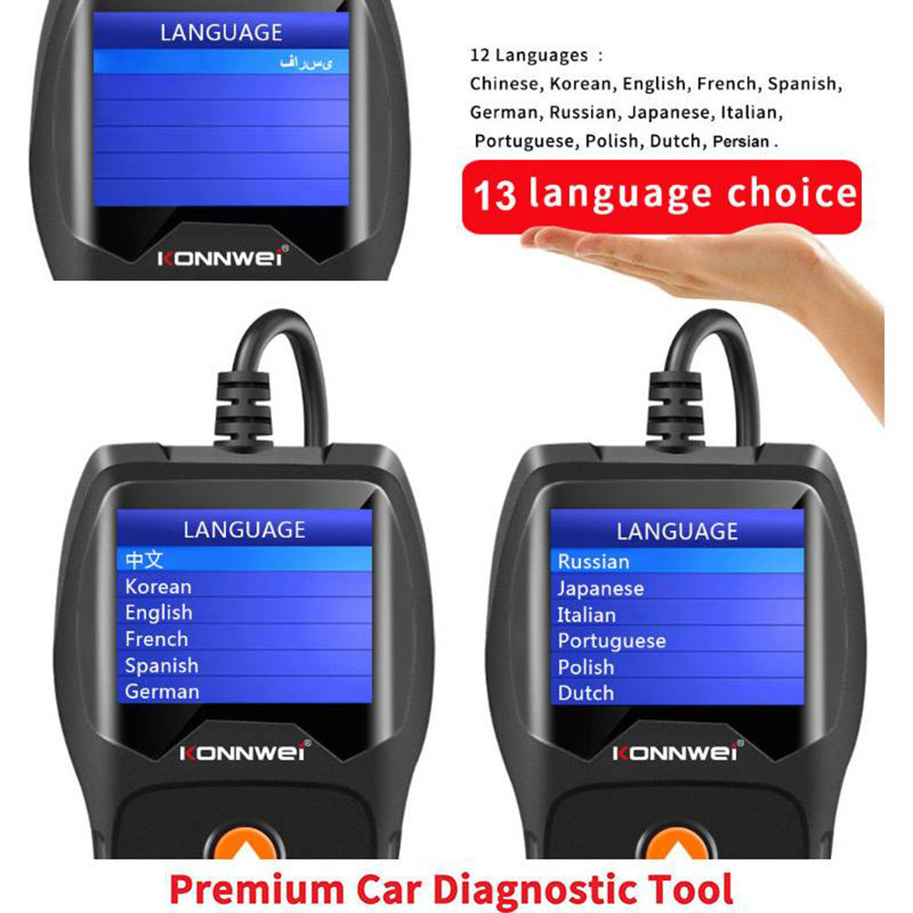 Kw600 Car Battery Tester 12v Battery Voltage Real-time Monitoring Diagnostic Tool Scanning Instrument Black - Premium OBD & Diagnostic Tools from Rapidvehicles - Just $62.99! Shop now at Rapidvehicles