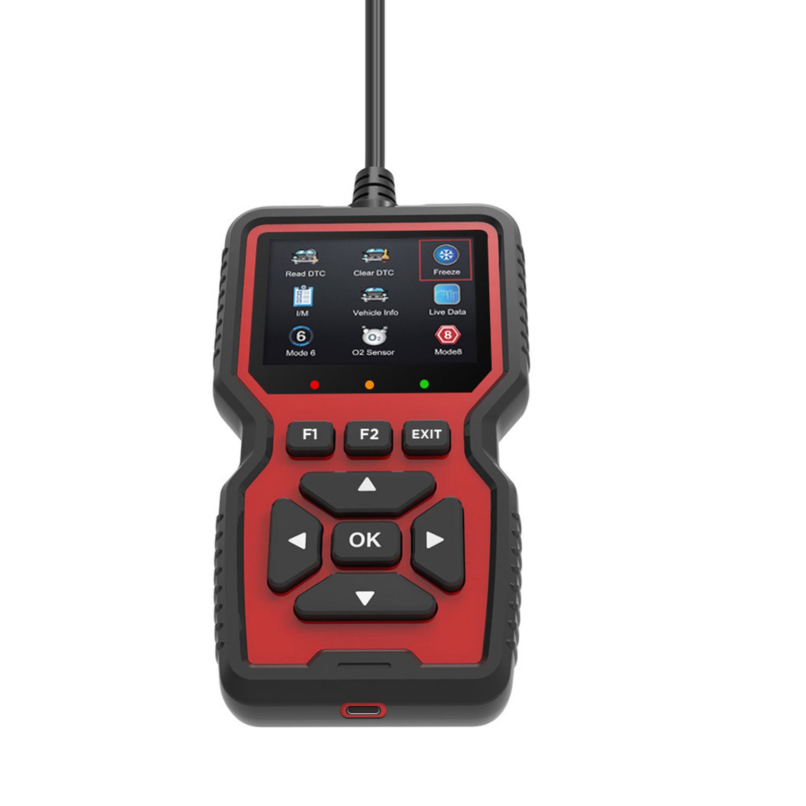 Car Fault Detector V519 Obd2 Scanner Fault Diagnosis Tester Engine System Diagnostic Tool Code Reader Black Red - Premium OBD & Diagnostic Tools from Rapidvehicles - Just $61.99! Shop now at Rapidvehicles