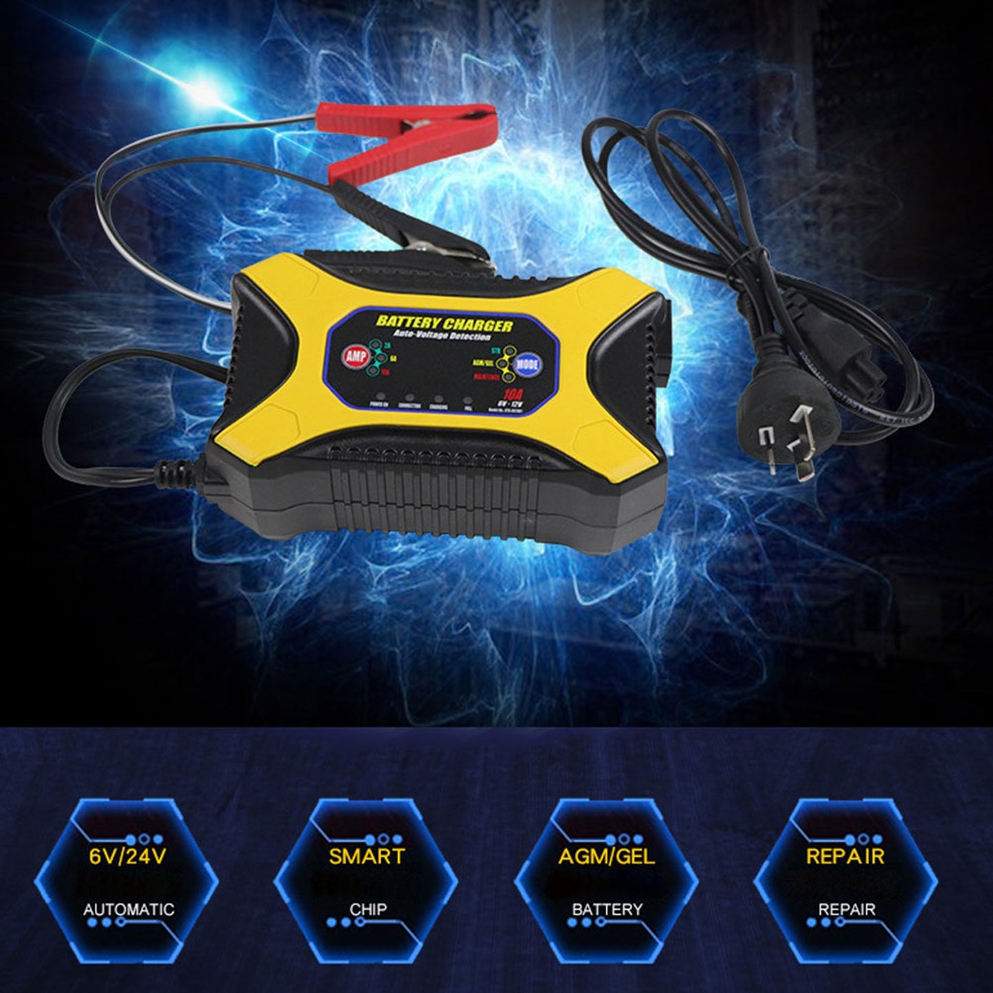 Car Battery Charger Lead-acid Battery Power Supply Adapter for - Premium Other Car Tools from Rapidvehicles - Just $52.99! Shop now at Rapidvehicles