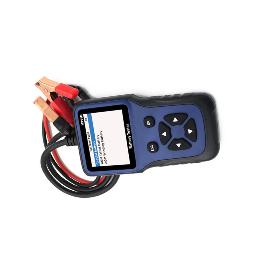 Car Battery Tester Diagnostic Tool 12V Battery Charger Detector Analyzer Universal for Automotive Yacht Light Blue - Premium OBD & Diagnostic Tools from Rapidvehicles - Just $58.99! Shop now at Rapidvehicles