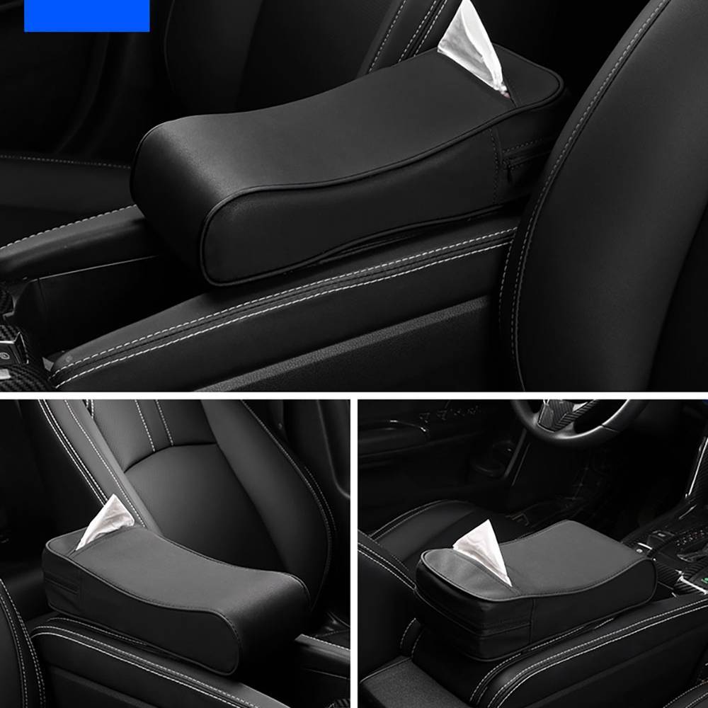 2-in-1 Car Armrest Pad Paper Tissue Holder Towel Box Central Arm - Premium Car Organizers from Rapidvehicles - Just $40.99! Shop now at Rapidvehicles