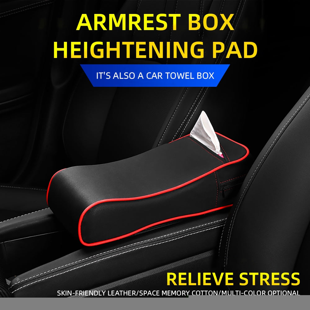 2-in-1 Car Armrest Pad Paper Tissue Holder Towel Box Central Arm - Premium Car Organizers from Rapidvehicles - Just $40.99! Shop now at Rapidvehicles