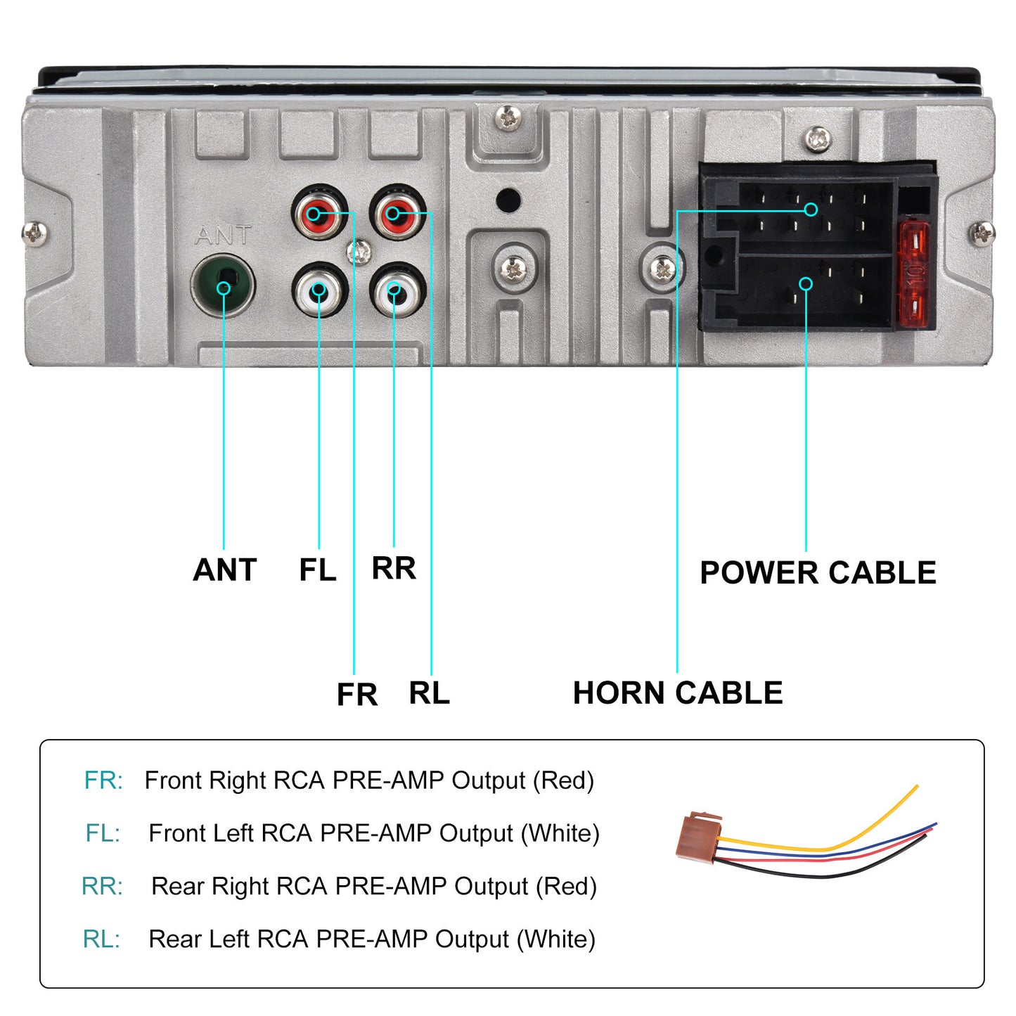 1 Din 890 Car Mp3 Player Dual Bluetooth Backlight Fm Radio U Disk - Premium Other Car Electronics from Rapidvehicles - Just $45.99! Shop now at Rapidvehicles