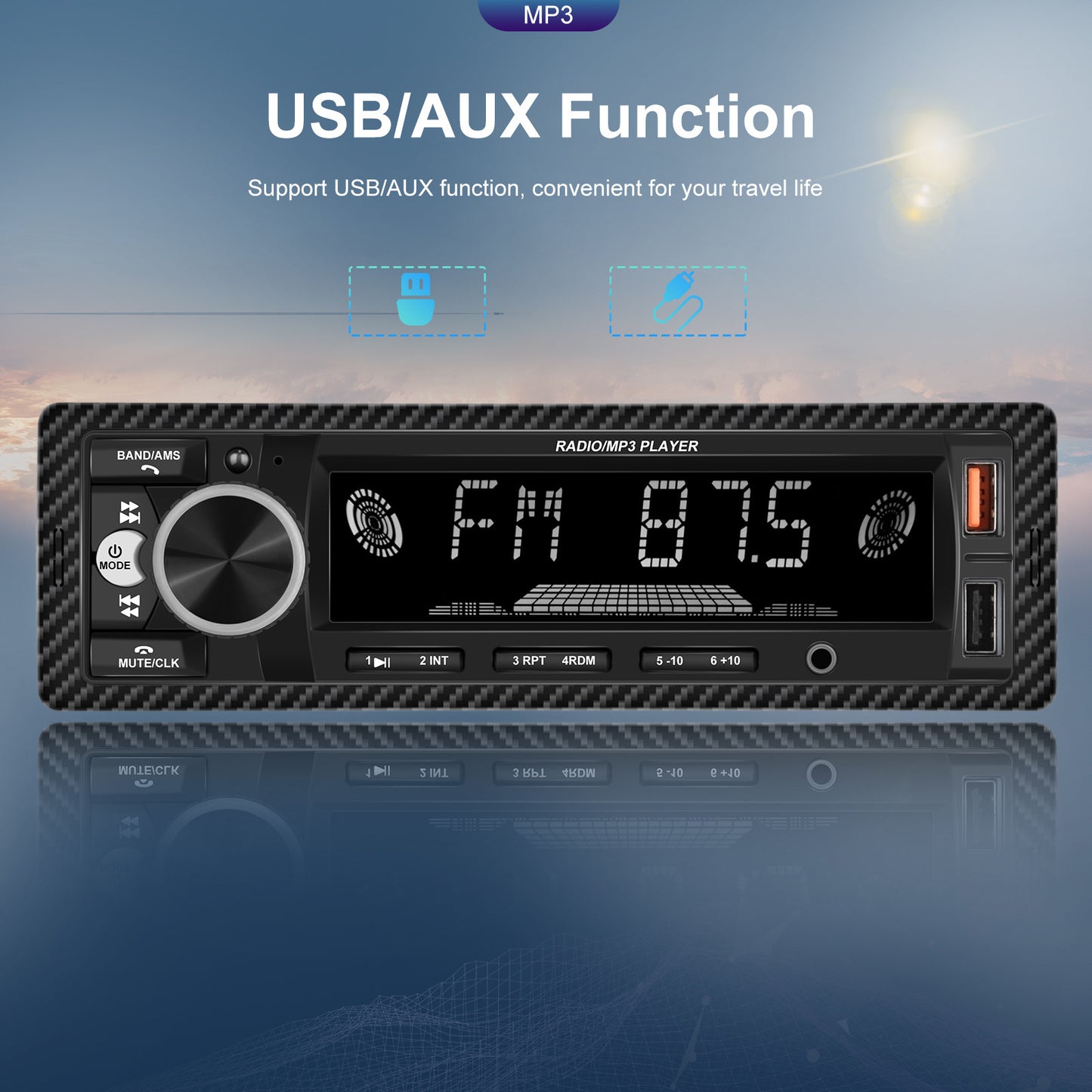 1 Din 890 Car Mp3 Player Dual Bluetooth Backlight Fm Radio U Disk - Premium Other Car Electronics from Rapidvehicles - Just $45.99! Shop now at Rapidvehicles