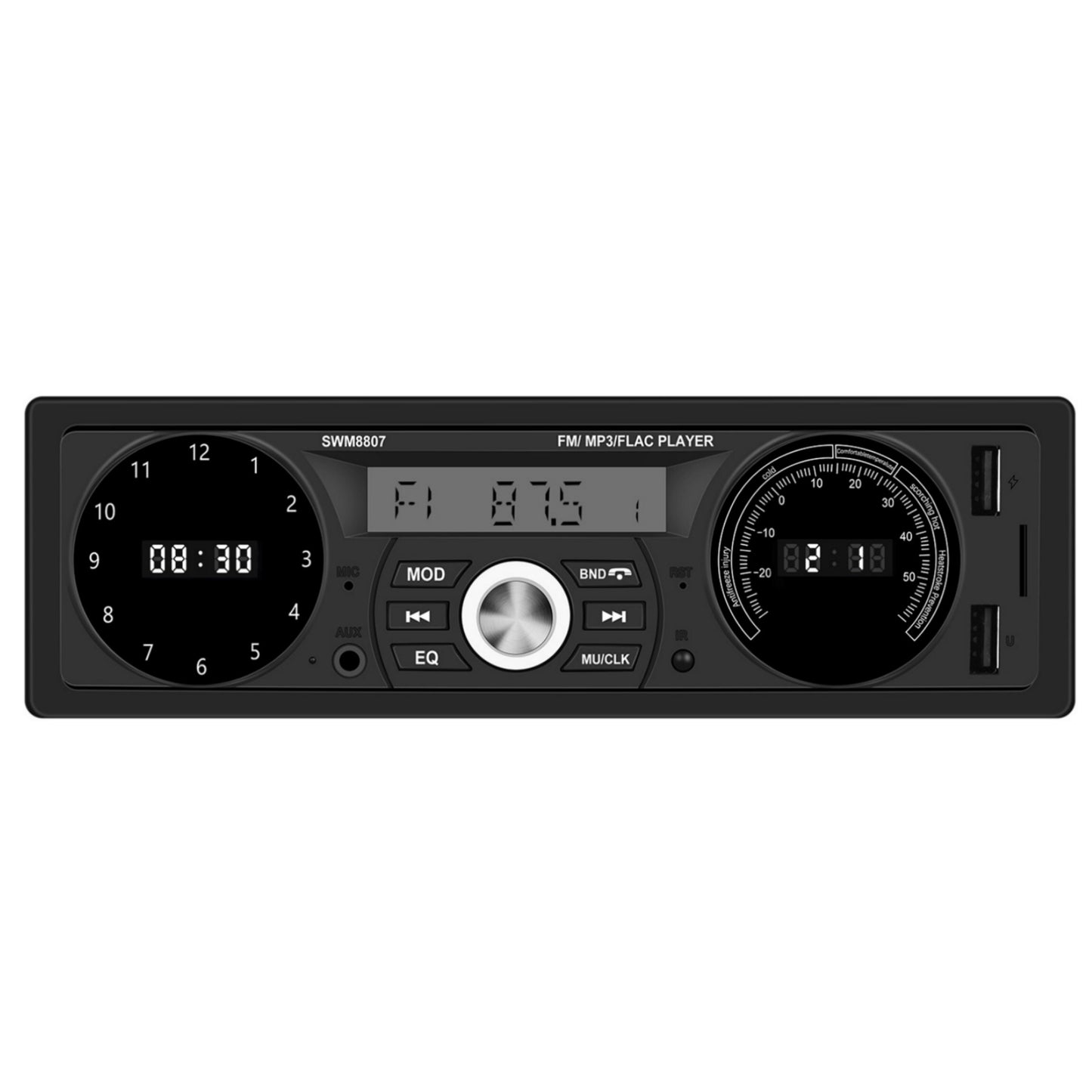 1 Din Car Mp3 Player 7388 Power Amplifier Radio with Temperature - Premium Other Car Electronics from Rapidvehicles - Just $63.99! Shop now at Rapidvehicles