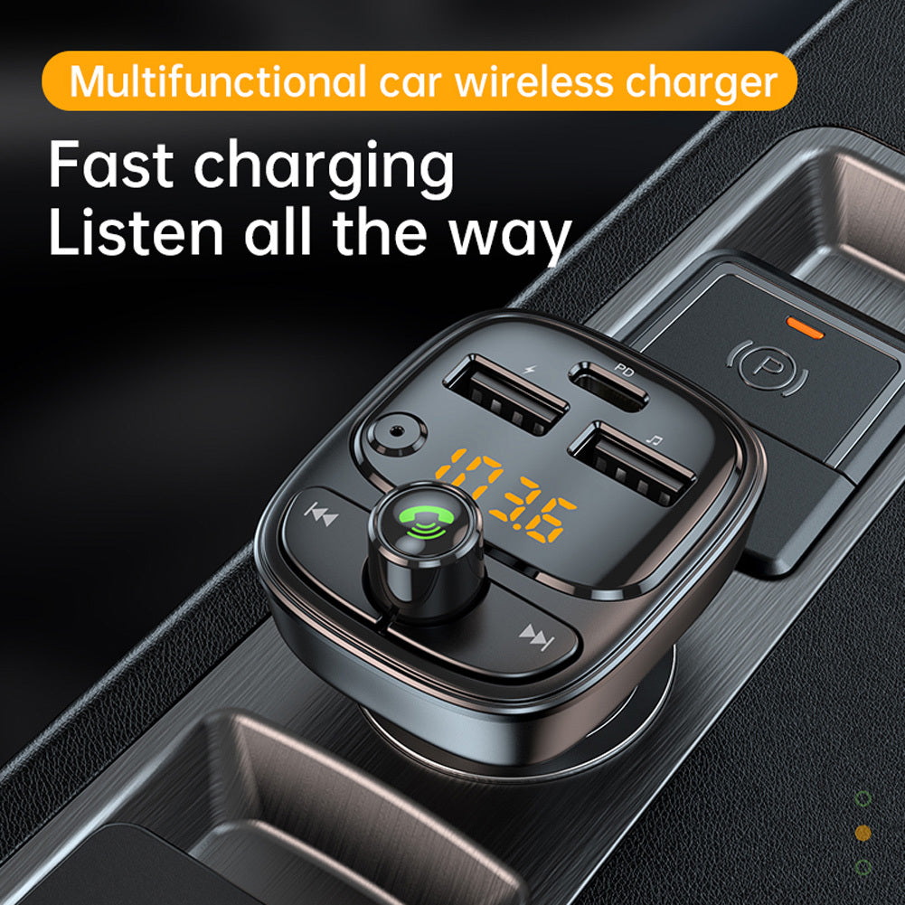 Car Mp3 Player Handsfree Bluetooth 5.1 Car Kit U Disk/tf Card Playback Pd24w 2.4a Fast Charger black - Premium Car Chargers from Rapidvehicles - Just $22.99! Shop now at Rapidvehicles