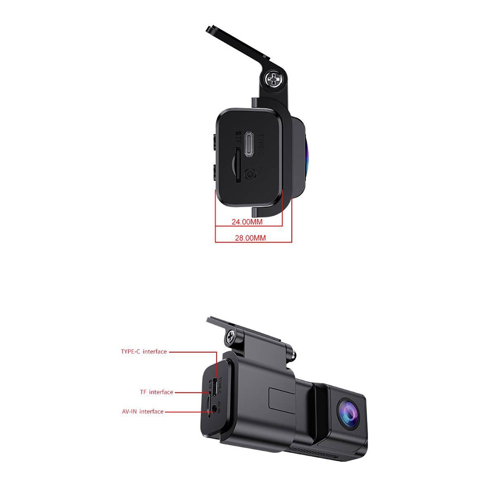 Wifi Dash Cam 2k HD Front Rear Dual Camera Screenless Driving - Premium Car Rear View Camera from Rapidvehicles - Just $91.99! Shop now at Rapidvehicles