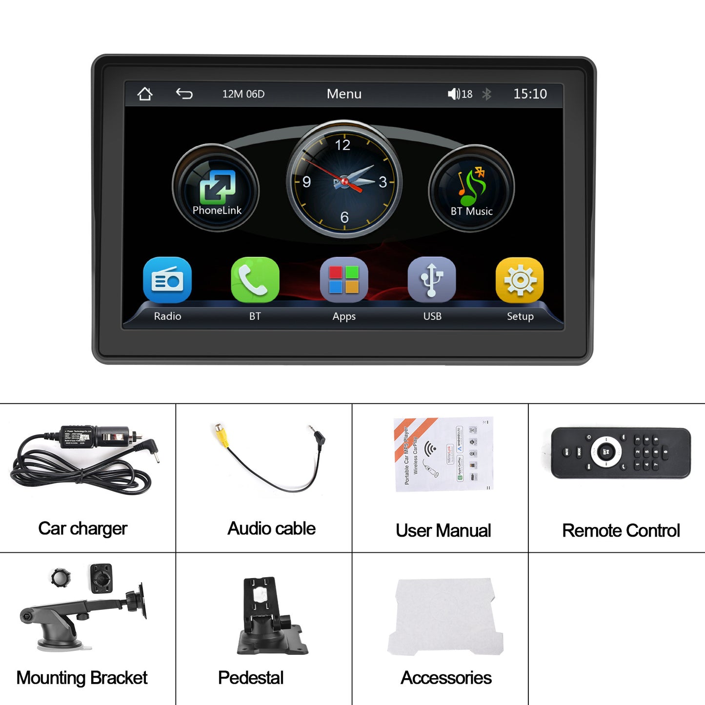 Car Radio 7-inch HD Multimedia Video Playback Mp5 Player - Premium Car DVR from Rapidvehicles - Just $111.99! Shop now at Rapidvehicles