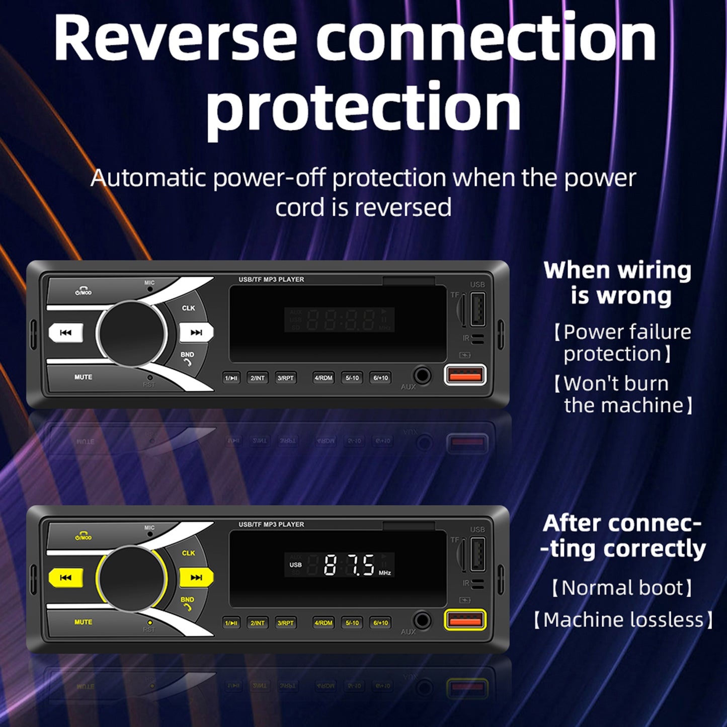 Bluetooth Car Fm Radio Rca Audio Subwoofer Sound Source Copy U - Premium Other Car Electronics from Rapidvehicles - Just $44.99! Shop now at Rapidvehicles