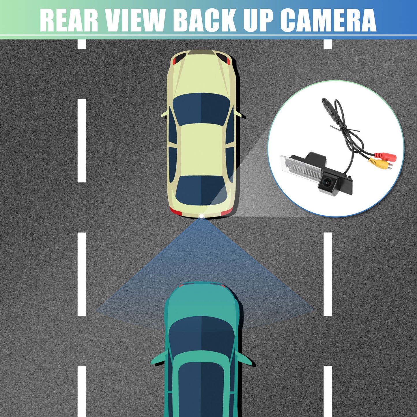 Car Rear View Back Up Camera Parking Auxiliary Camera For 1 - Premium Car Rear View Camera from Rapidvehicles - Just $44.99! Shop now at Rapidvehicles