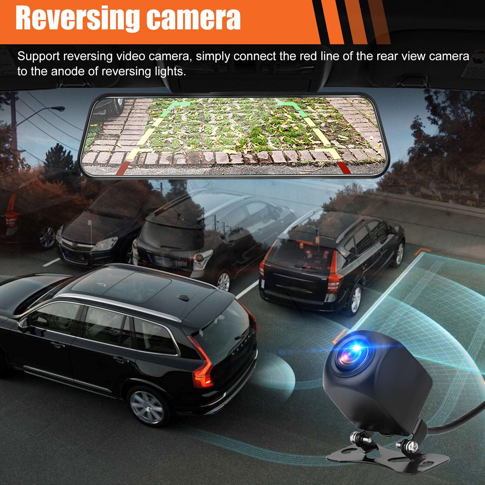 Car Dvr Dash Cam 10 inch Full-Screen Dual-Lens Video Recorder Night Vision G-Sensor Black - Premium Car Rear View Camera from Rapidvehicles - Just $69.54! Shop now at Rapidvehicles