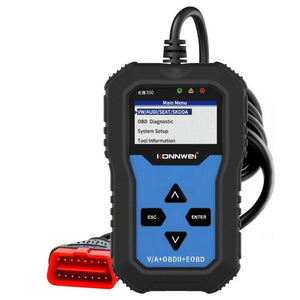 Kw350 Car Diagnostic Scanner Code Reader Locator Abs Brake System Transmission Case Engine Scanning Tool - Premium OBD & Diagnostic Tools from Rapidvehicles - Just $66.99! Shop now at Rapidvehicles