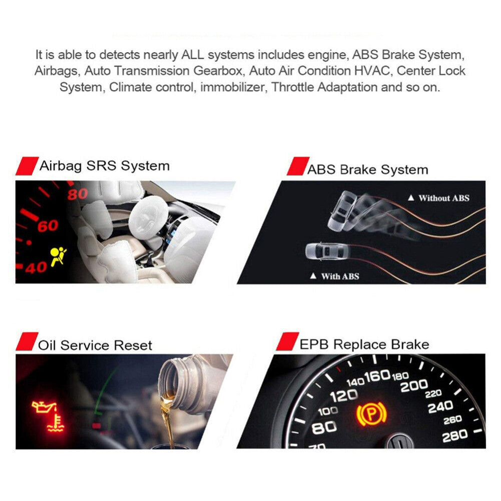 Kw350 Car Diagnostic Scanner Code Reader Locator Abs Brake System Transmission Case Engine Scanning Tool - Premium OBD & Diagnostic Tools from Rapidvehicles - Just $66.99! Shop now at Rapidvehicles