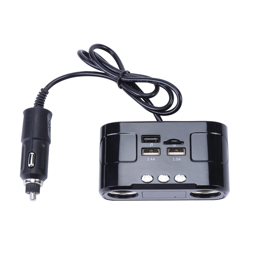 Car Fm Transmitter Bluetooth Hands-free Car Kit Mp3 Music Player Quick Charge Charger Cigarette Lighter black - Premium Car Chargers from Rapidvehicles - Just $25.99! Shop now at Rapidvehicles