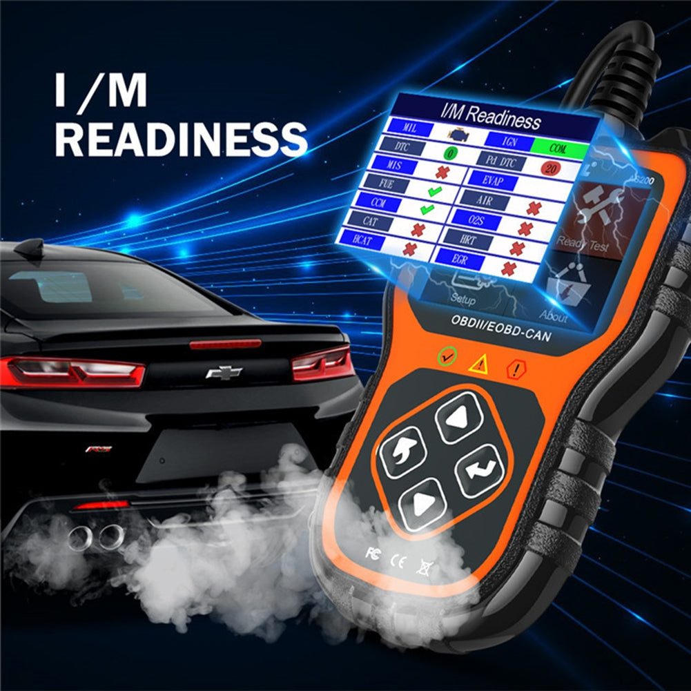 As200 Car Engine Tester Obd2 Scanner Professional Code Reader Fault Scanning Instrument Auto Diagnostics Tool Orange - Premium OBD & Diagnostic Tools from Rapidvehicles - Just $56.99! Shop now at Rapidvehicles