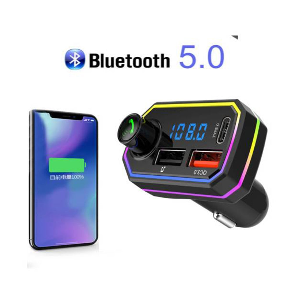 Bt06 Fm Radio Mp3 Player Bluetooth Hands-free Kit 2.1a Usb Car Charger Quick Charge For Mobile Phone black - Premium Car Chargers from Rapidvehicles - Just $19.99! Shop now at Rapidvehicles