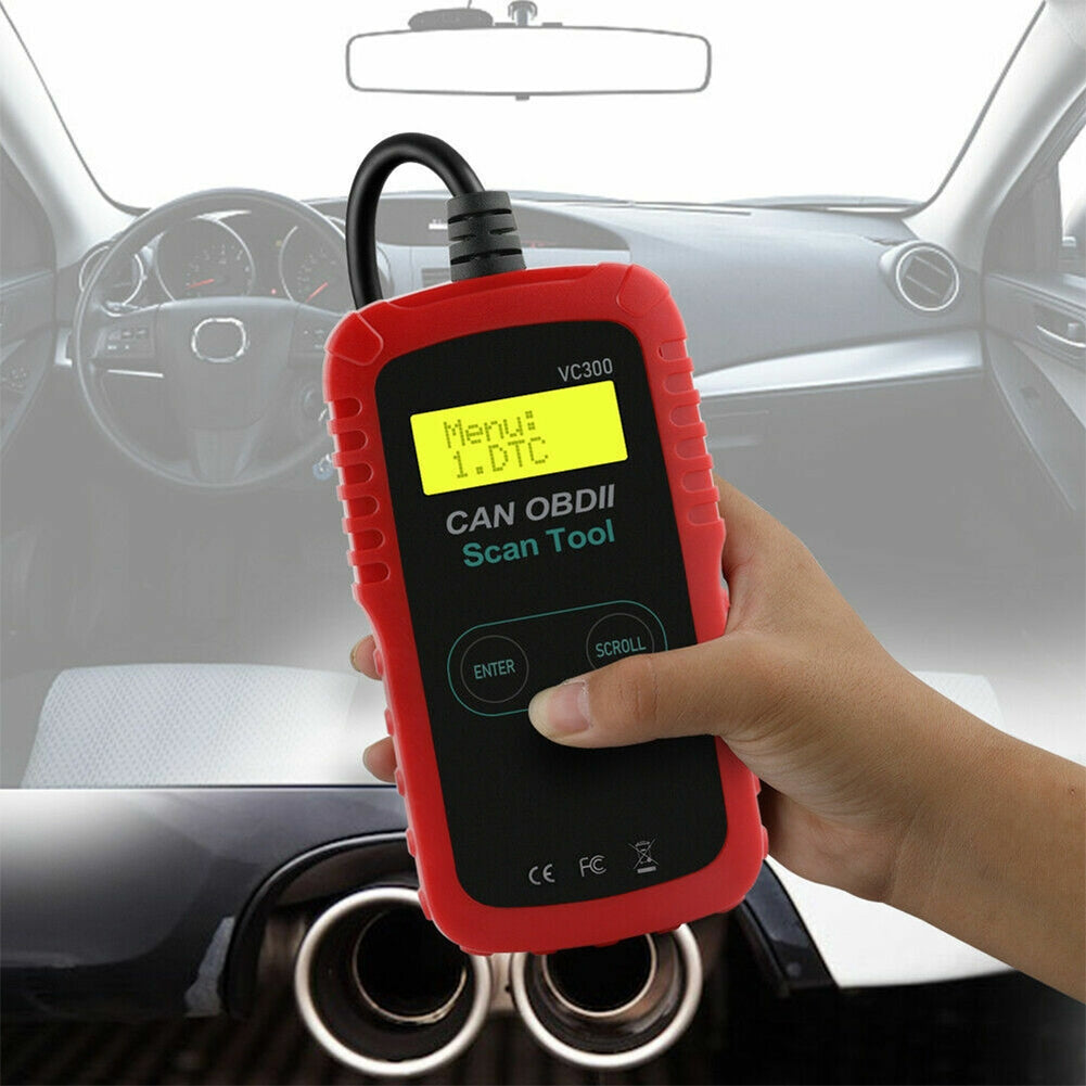 Vc300 Car Obd2 Diagnostic Scanner Automotive Engine Light Code Reader Obd Check Engine Diagnostic Tool red black - Premium OBD & Diagnostic Tools from Rapidvehicles - Just $35.99! Shop now at Rapidvehicles