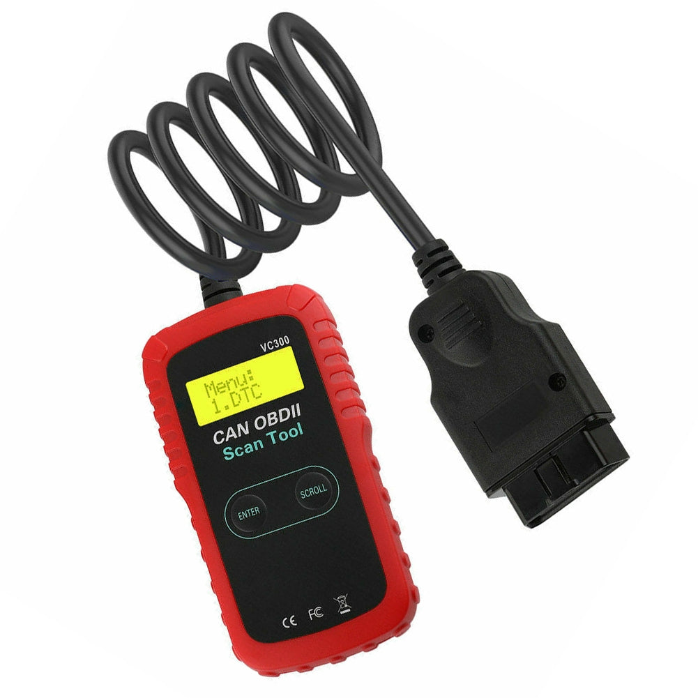 Vc300 Car Obd2 Diagnostic Scanner Automotive Engine Light Code Reader Obd Check Engine Diagnostic Tool red black - Premium OBD & Diagnostic Tools from Rapidvehicles - Just $35.99! Shop now at Rapidvehicles