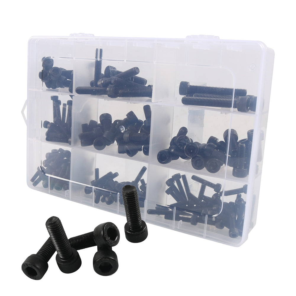 200pcs Hexagon Socket Head Cap Bolt Kit 9 Specifications - Premium Car Organizers from Rapidvehicles - Just $40.49! Shop now at Rapidvehicles