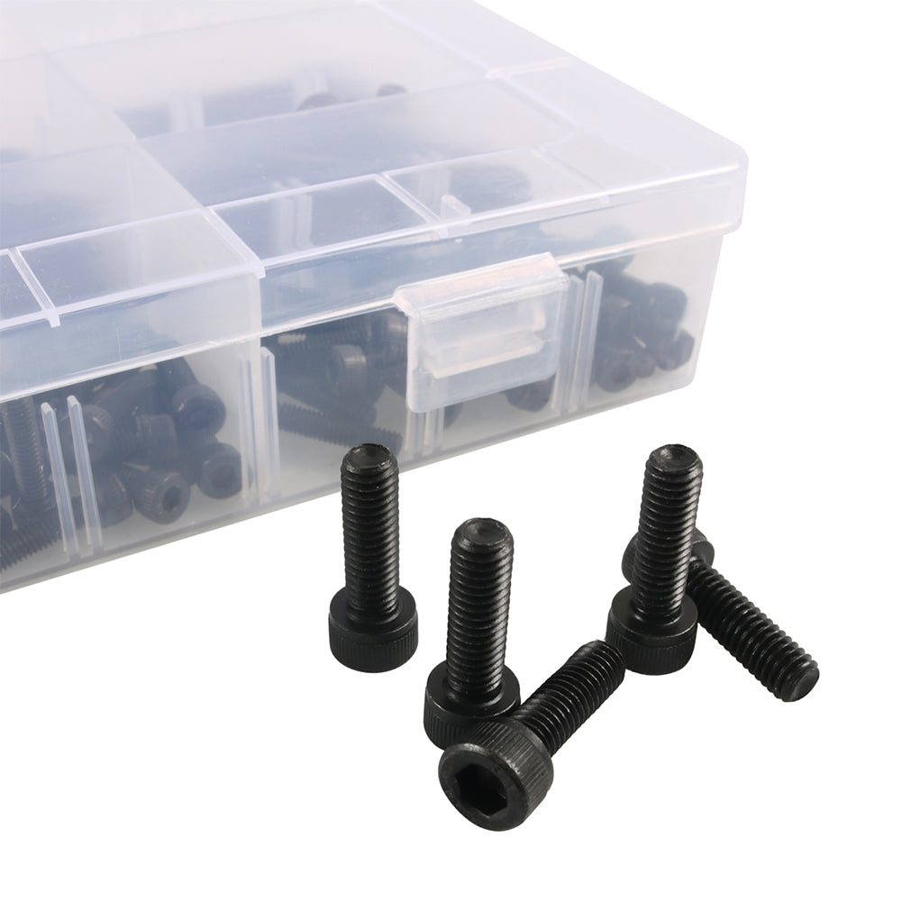 200pcs Hexagon Socket Head Cap Bolt Kit 9 Specifications - Premium Car Organizers from Rapidvehicles - Just $40.49! Shop now at Rapidvehicles