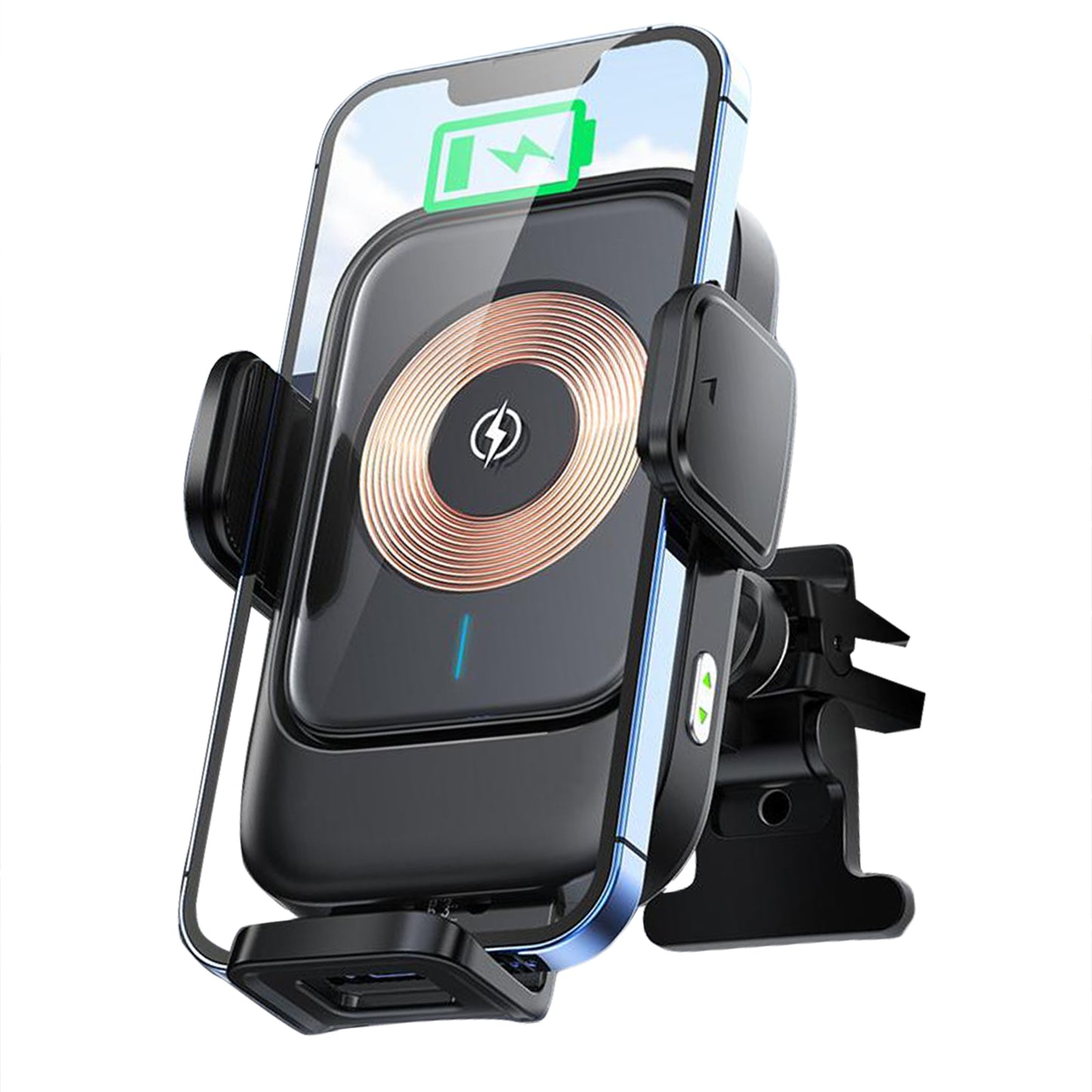 Car Phone Holder 15w Fast Charge Wireless Charger Smart Sensor - Premium Car Mounts & Holders from Rapidvehicles - Just $49.99! Shop now at Rapidvehicles