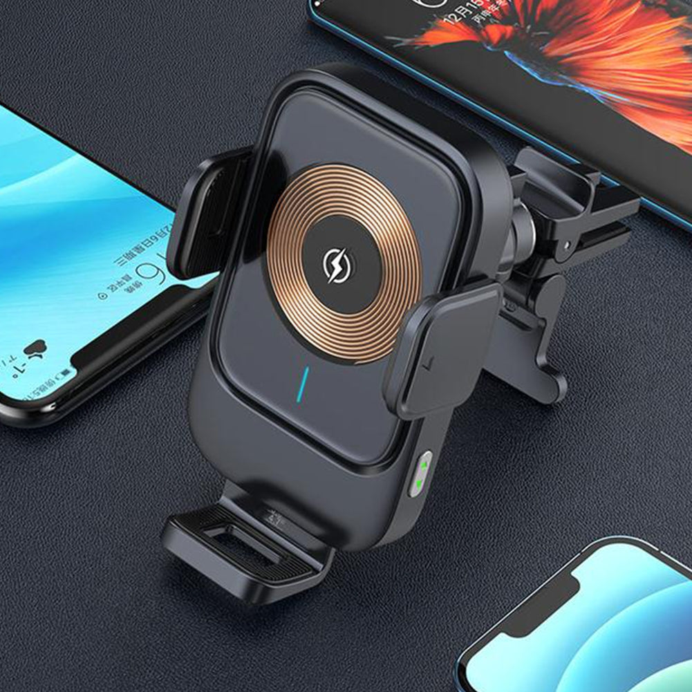 Car Phone Holder 15w Fast Charge Wireless Charger Smart Sensor - Premium Car Mounts & Holders from Rapidvehicles - Just $49.99! Shop now at Rapidvehicles