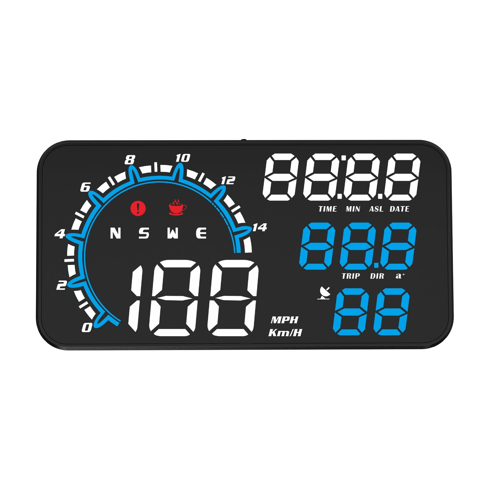 Car Hud Head up Display 5.5-Inch Large Screen Universal USB Gps Speed Instrument with Overspeed Alarm Black - Premium Other Car Electronics from Rapidvehicles - Just $46.89! Shop now at Rapidvehicles