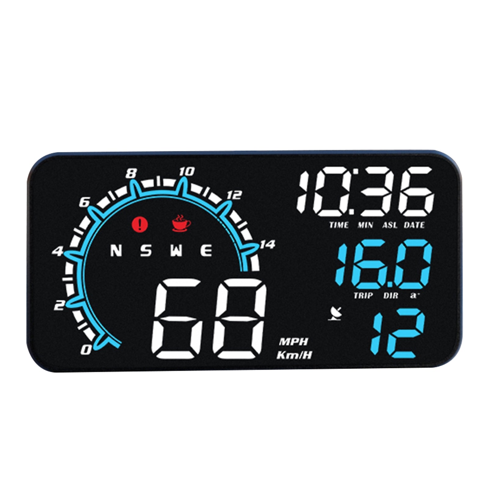 Car Hud Head up Display 5.5-Inch Large Screen Universal USB Gps Speed Instrument with Overspeed Alarm Black - Premium Other Car Electronics from Rapidvehicles - Just $46.89! Shop now at Rapidvehicles