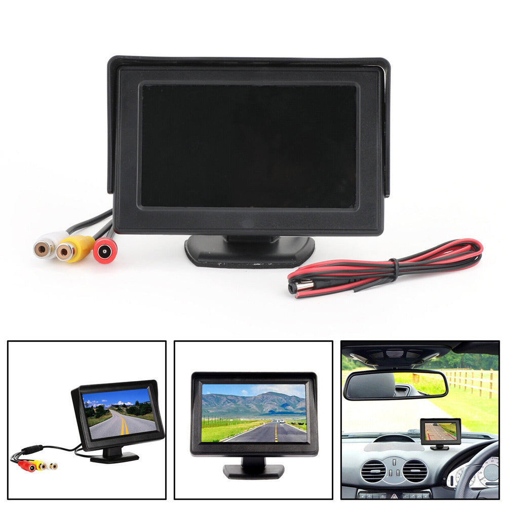 4.3-Inch HD Car Monitor Tft Screen 2-Way Signal Input Parking - Premium Other Car Electronics from Rapidvehicles - Just $40.99! Shop now at Rapidvehicles