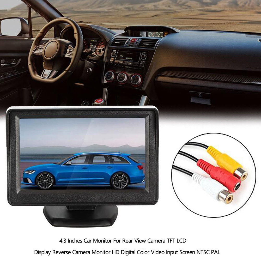 4.3-Inch HD Car Monitor Tft Screen 2-Way Signal Input Parking - Premium Other Car Electronics from Rapidvehicles - Just $40.99! Shop now at Rapidvehicles