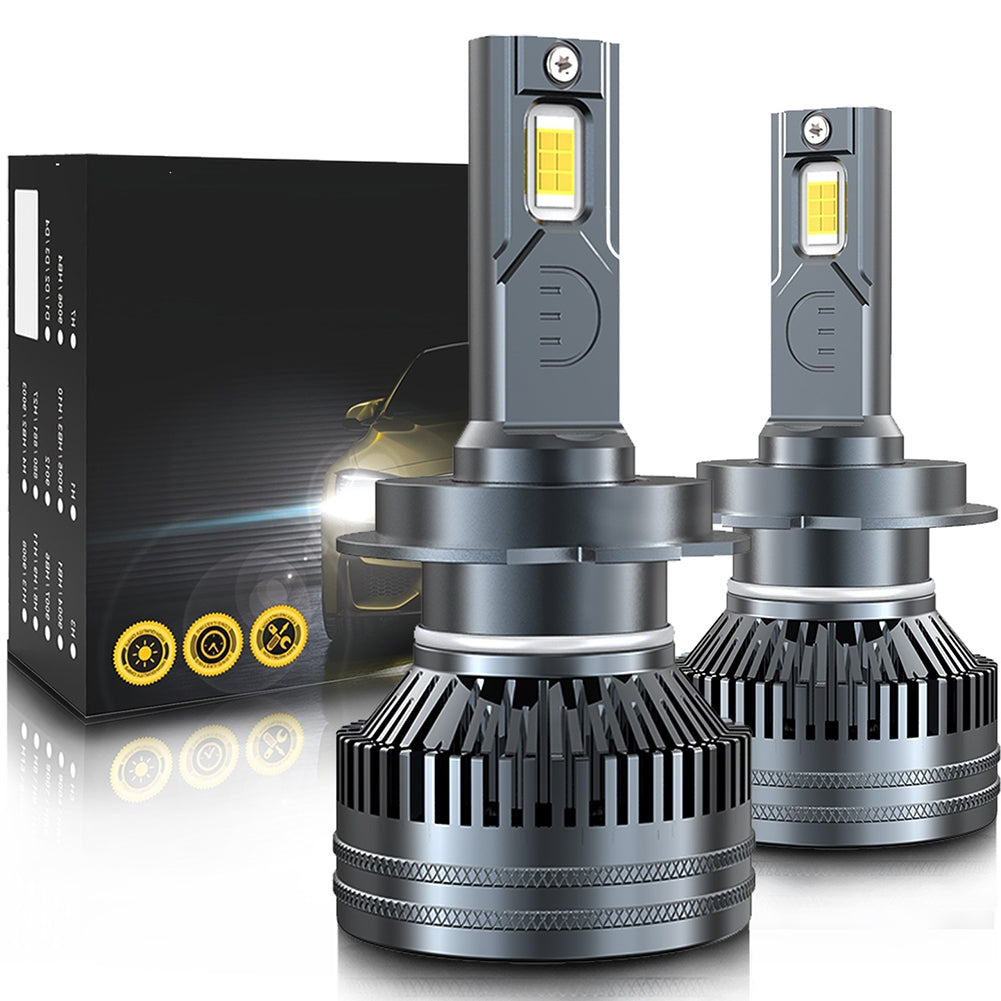 1 Pair Car LED Headlight Bulbs H1 9005 H7 H4 High-Power - Premium Car LED Lights from Rapidvehicles - Just $49.99! Shop now at Rapidvehicles