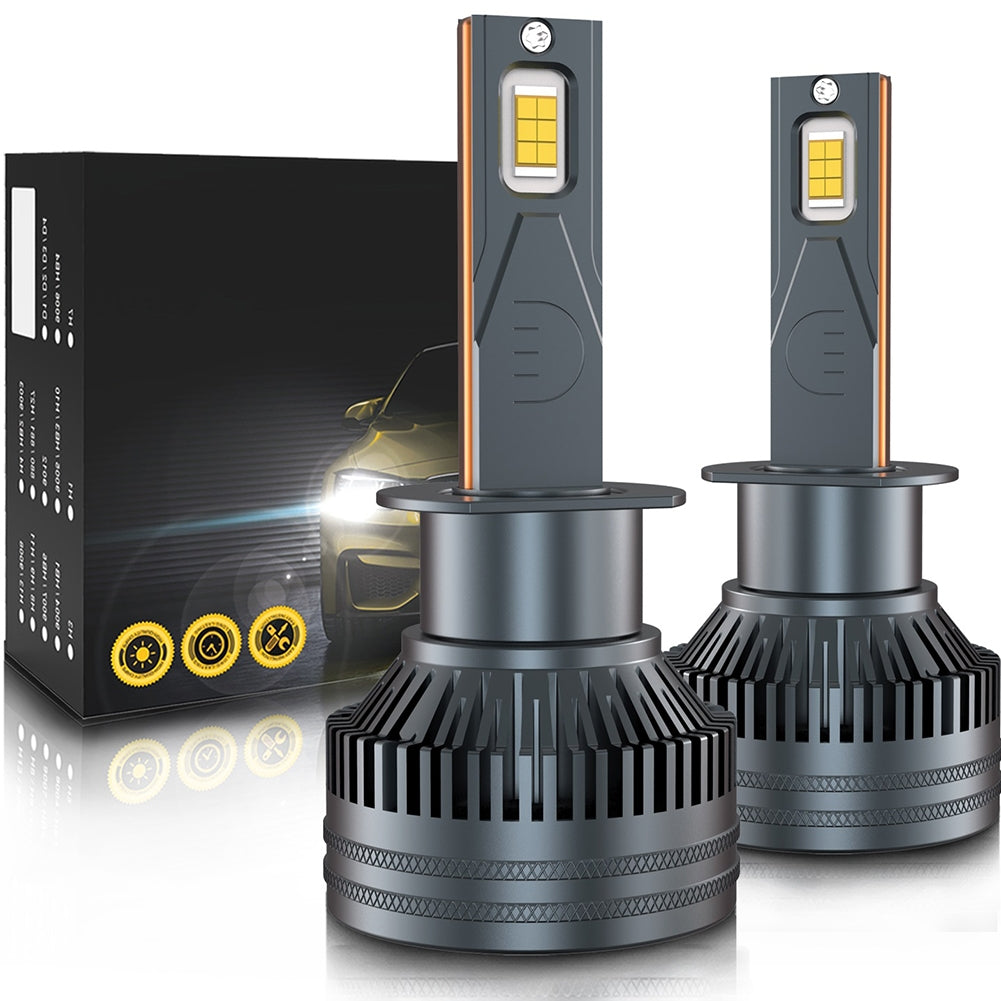 1 Pair Car LED Headlight Bulbs H1 9005 H7 H4 High-Power - Premium Car LED Lights from Rapidvehicles - Just $49.99! Shop now at Rapidvehicles