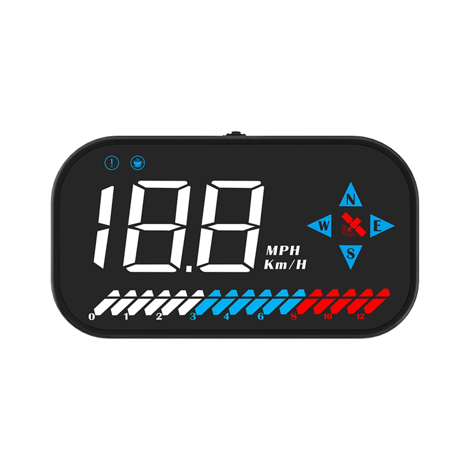 Car Hud Head-Up Display Digital Gps Speedometer Compass HD Screen Universal for Outdoor Off-Road Vehicle Black - Premium Other Car Electronics from Rapidvehicles - Just $40.99! Shop now at Rapidvehicles