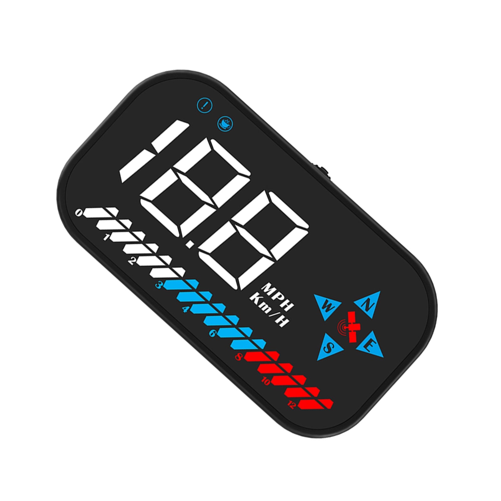 Car Hud Head-Up Display Digital Gps Speedometer Compass HD Screen Universal for Outdoor Off-Road Vehicle Black - Premium Other Car Electronics from Rapidvehicles - Just $40.99! Shop now at Rapidvehicles