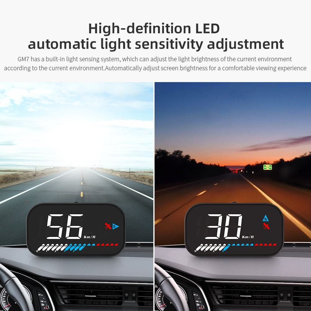 Car Hud Head-Up Display Digital Gps Speedometer Compass HD Screen - Premium Other Car Electronics from Rapidvehicles - Just $55.99! Shop now at Rapidvehicles