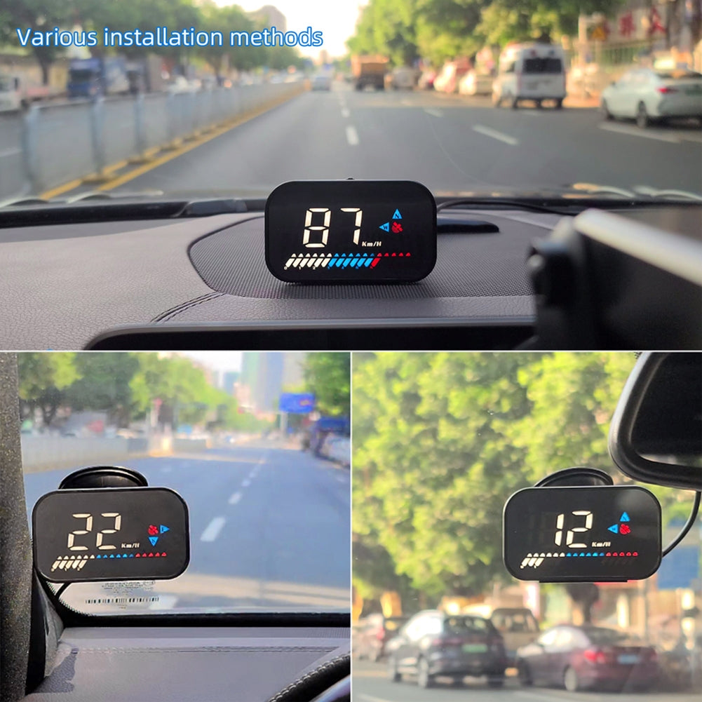 Car Hud Head-Up Display Digital Gps Speedometer Compass HD Screen Universal for Outdoor Off-Road Vehicle Black - Premium Other Car Electronics from Rapidvehicles - Just $40.99! Shop now at Rapidvehicles