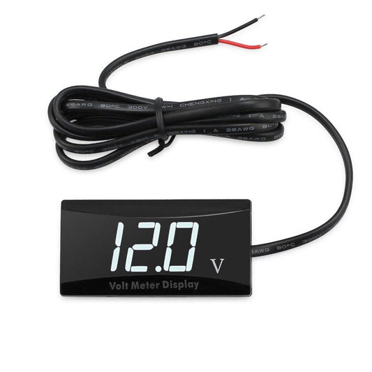 Car Voltmeter 8V-16V Led Digital Display Battery Detection - Premium Motorcycle Accessories from Rapidvehicles - Just $26.99! Shop now at Rapidvehicles