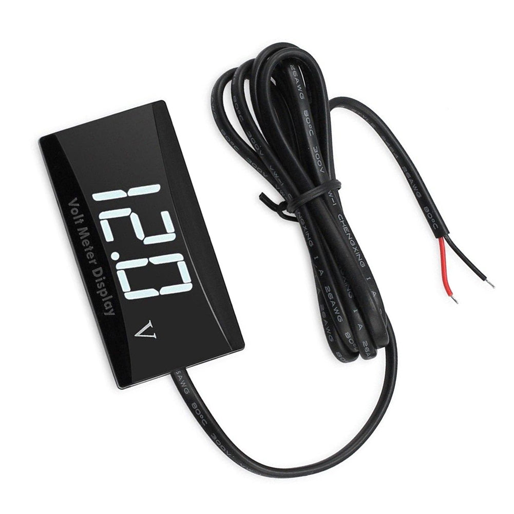 Car Voltmeter 8V-16V Led Digital Display Battery Detection - Premium Motorcycle Accessories from Rapidvehicles - Just $26.99! Shop now at Rapidvehicles