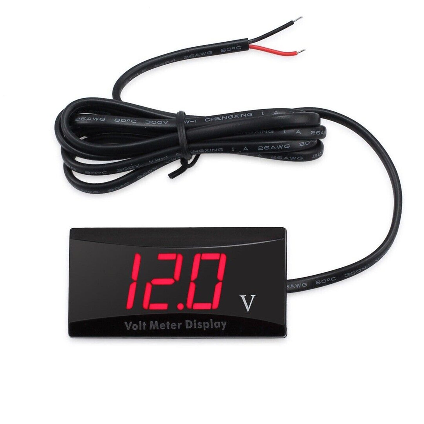 Car Voltmeter 8V-16V Led Digital Display Battery Detection - Premium Motorcycle Accessories from Rapidvehicles - Just $26.99! Shop now at Rapidvehicles