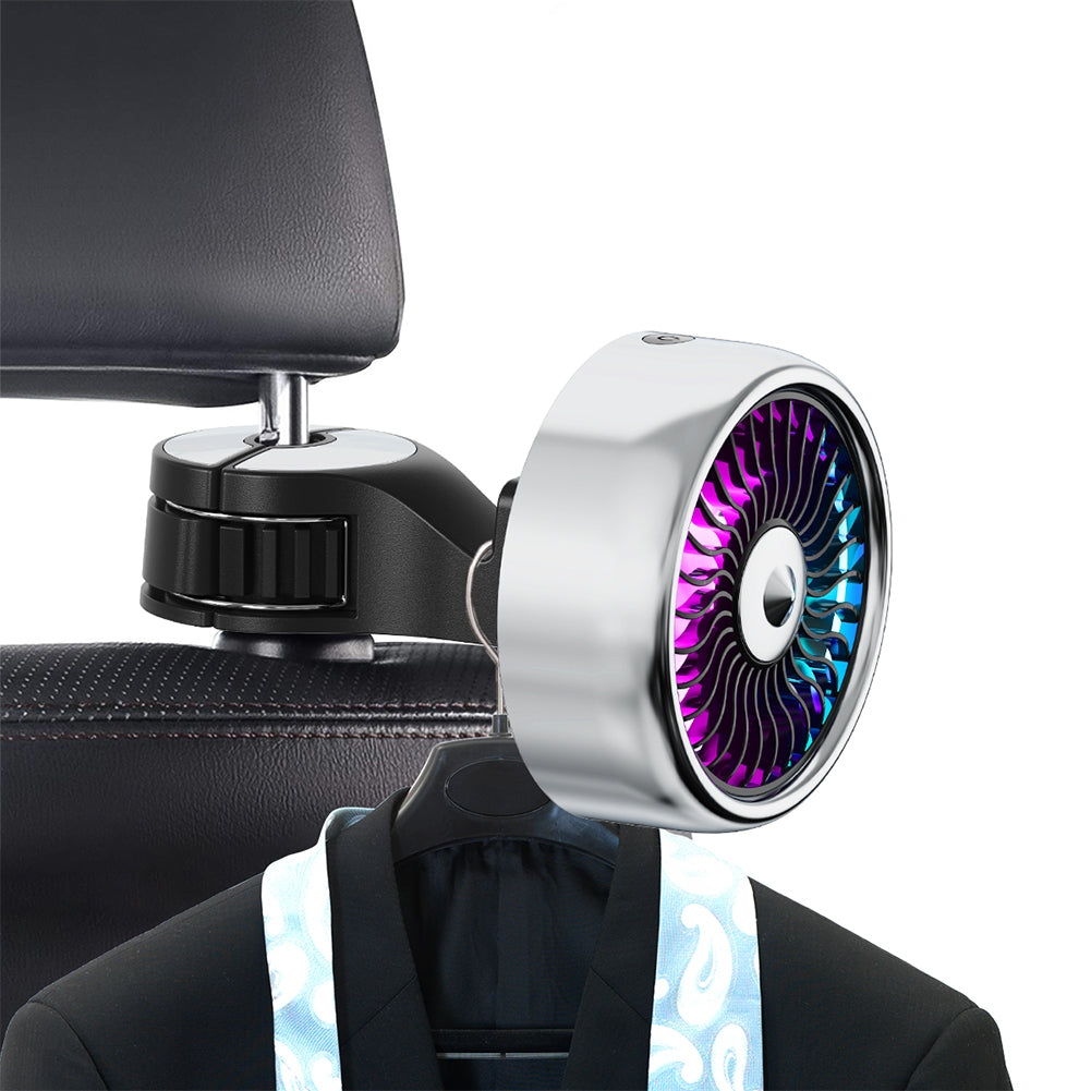 Portable Car Usb Cooling Fan Multi-functional Rear Seat Hook - Premium Car Organizers from Rapidvehicles - Just $33.99! Shop now at Rapidvehicles