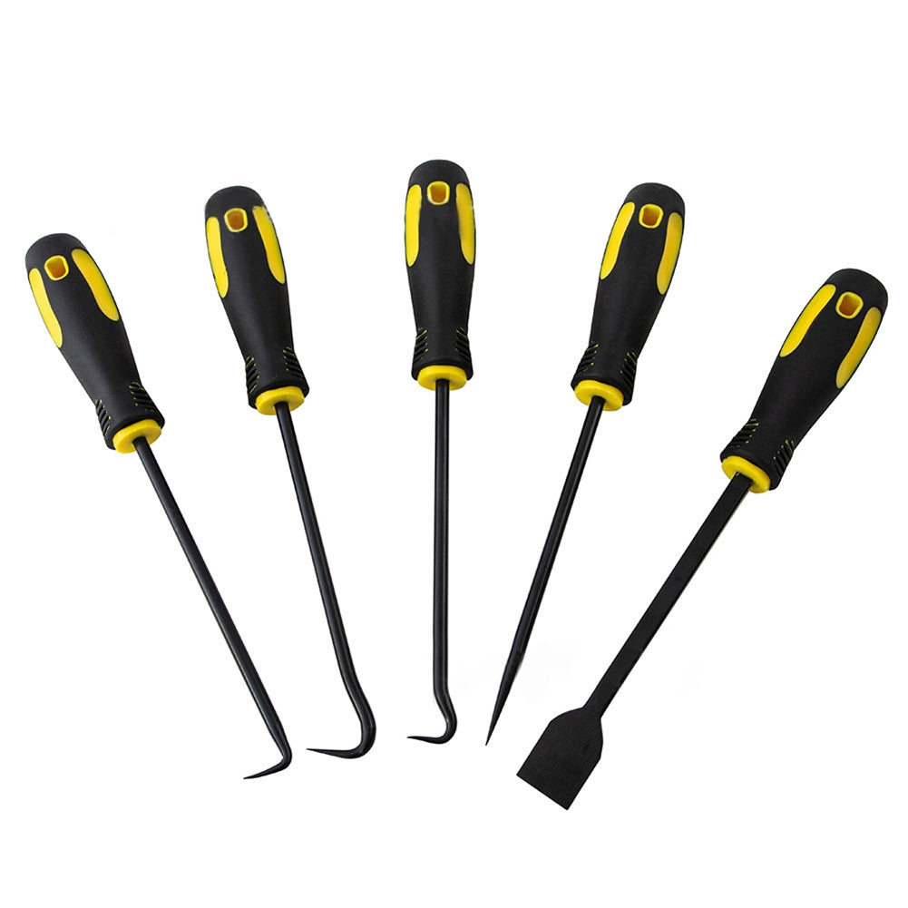 9pcs Oil Seal O-rings Removal Tool Screwdriver Automotive Electronic Precision Hooks Puller Auto Repair Tool yellow - Premium Scratch Repair from Rapidvehicles - Just $37.99! Shop now at Rapidvehicles