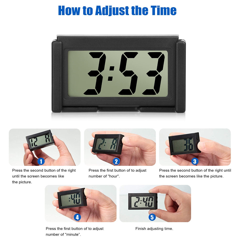 2pcs Car Dashboard Digital Clock Large Screen Digital Display - Premium Other Car Electronics from Rapidvehicles - Just $20.99! Shop now at Rapidvehicles