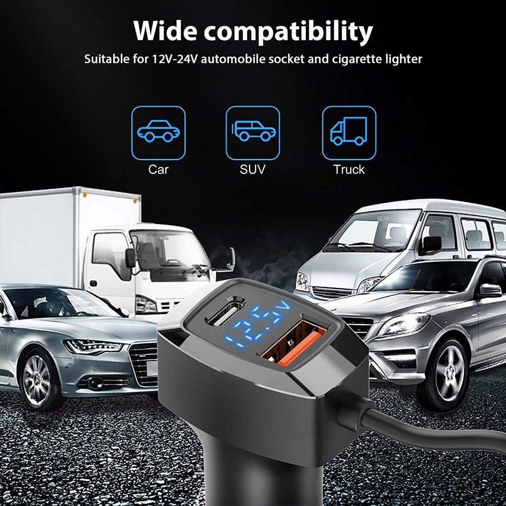 31w Usb Type C Car Charger 5-port Multi-functional Fast Charging - Premium Car Chargers from Rapidvehicles - Just $32.99! Shop now at Rapidvehicles