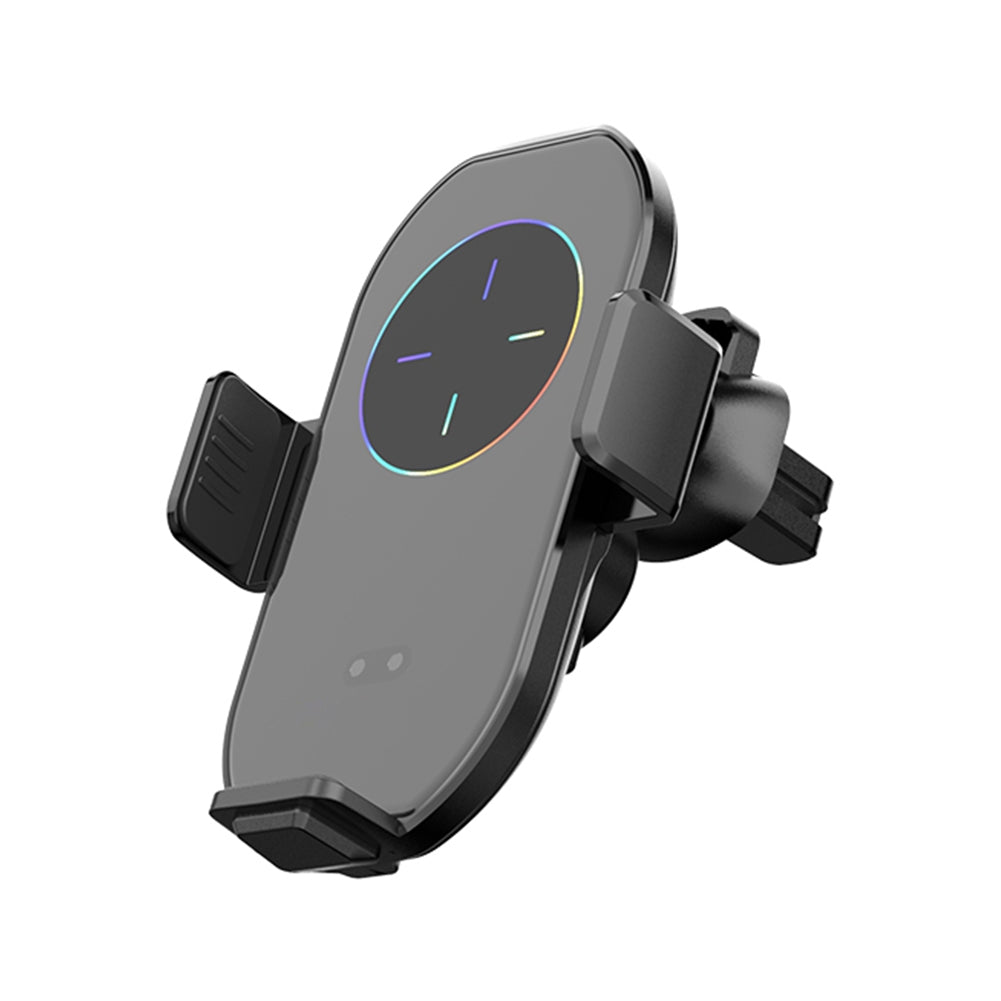 Car Wireless Charger Air Outlet Magnetic Suction Navigation Bracket Automatic Intelligent Infrared Sensor Phone Holder black - Premium Car Mounts & Holders from Rapidvehicles - Just $32.99! Shop now at Rapidvehicles