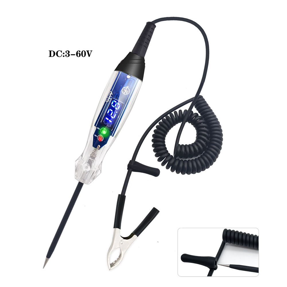 3-60v Dc LED Digital Circuit Tester Automotive Light Tester Electric Probe Test Pen Fault Repair Detector Tool - Premium OBD & Diagnostic Tools from Rapidvehicles - Just $32.99! Shop now at Rapidvehicles