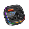 C26 FM Transmitter For Car Bluetooth 5.0 Hands-free Call RGB Backlight Dual USB Car Charger MP3 Music Player black - Premium Car Chargers from Rapidvehicles - Just $22.99! Shop now at Rapidvehicles