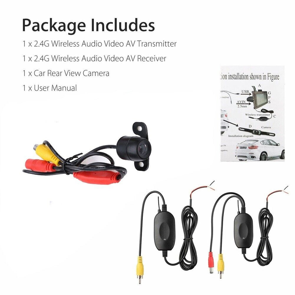 2.4G Wireless Car Rear View Backup Camera Mount With 2.4G - Premium Car Rear View Camera from Rapidvehicles - Just $46.99! Shop now at Rapidvehicles