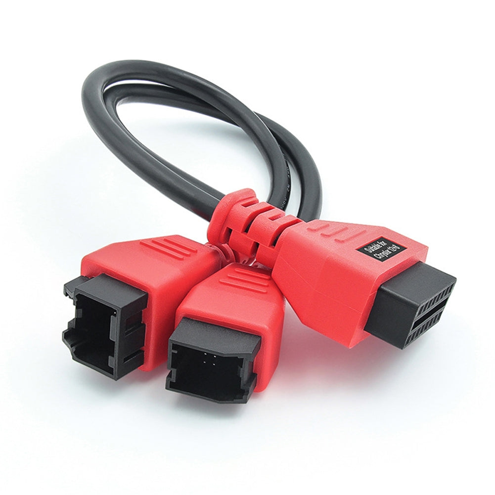 12+8 Pin Cable Adapter Connector For MS906S/908S Scanner Main Test Cable 12+8 Pin Programming Cable Reddish black - Premium OBD & Diagnostic Tools from Rapidvehicles - Just $30.99! Shop now at Rapidvehicles