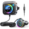 Wireless Fm/Aux Car Adapter Pd Qc3.0 3 Ports Charging Hands-Free Calling Fm Transmitter Radio Receiver Black - Premium Car Chargers from Rapidvehicles - Just $37.99! Shop now at Rapidvehicles